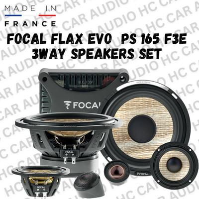 Focal PS165F3E - 6.5'' (16,5 CM) 3-Way Component Speaker Set FLAX EVO Series