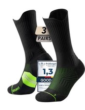 Compression Running Crew Socks, Bamboo Viscose Lightweight Large Gradient Lime