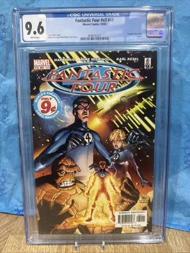 Fantastic Four #60 ~ CGC 9.6 9⍧ issue ~ Fantastic Four #489 Marvel (2002) Graded