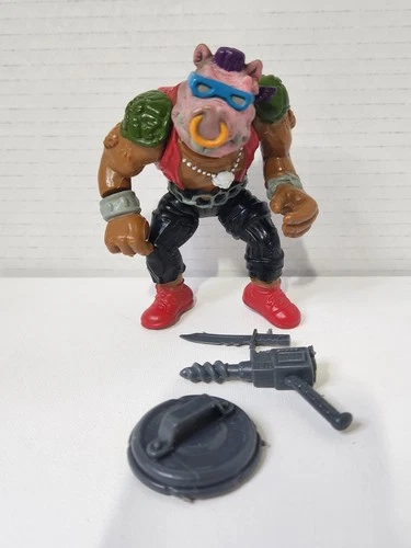 Vintage 1988 TMNT Bebop Figure Teenage Mutant Ninja Turtles Complete,  TMNT