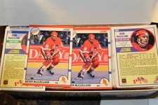 450 CARD LOT 1990/91 SCORE HOCKEY CANADIAN 250 ENGLISH 200 KEVIN McCLELLAND #287