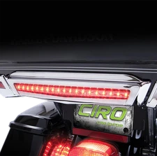 CIRO Center Brake Light for Tour Pak Chrome 40004