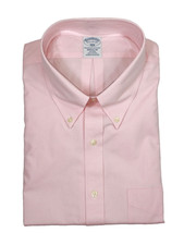 Brooks Brothers Regular The Original Polo Shirt 17.5-34/35 Non-Iron All Cotton