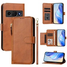 For ZTE Nubia P7 Pro 5G / Optus X Value 5G Multi-Card Slots Zipper Wallet case