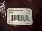 FIGS Catarina One-Pocket Scrub Top Size Extra Small Burgundy — photo 2