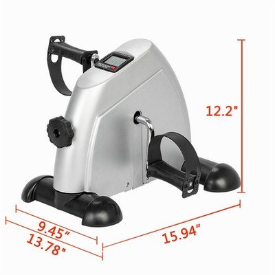 Mini Exercise Bike, Portable Arm Leg Pedal Bike Under Desk Workout Trainer US
