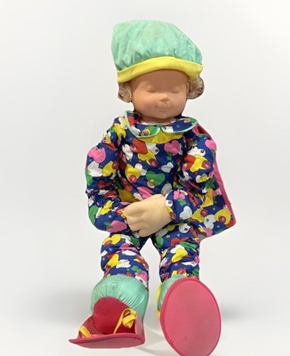 My Size Two Faced Doll Double Sided Asleep Awake 42'' long Suzie Stretch Vintage