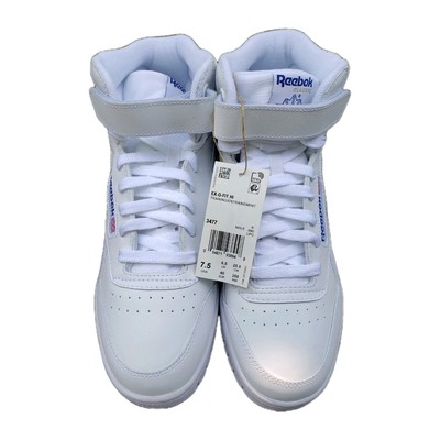 REEBOK MENS REEBOK EX-O-FIT HI MENS TRAINING SHOES WHITE SIZE 