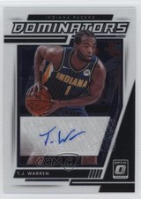 2021-22 Panini Donruss Optic Dominators Signatures 42/99 TJ Warren Auto 10cj