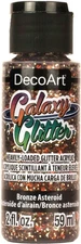 DecoArt Galaxy Glitter Acrylic Paint 2oz-Asteroid - Bronze