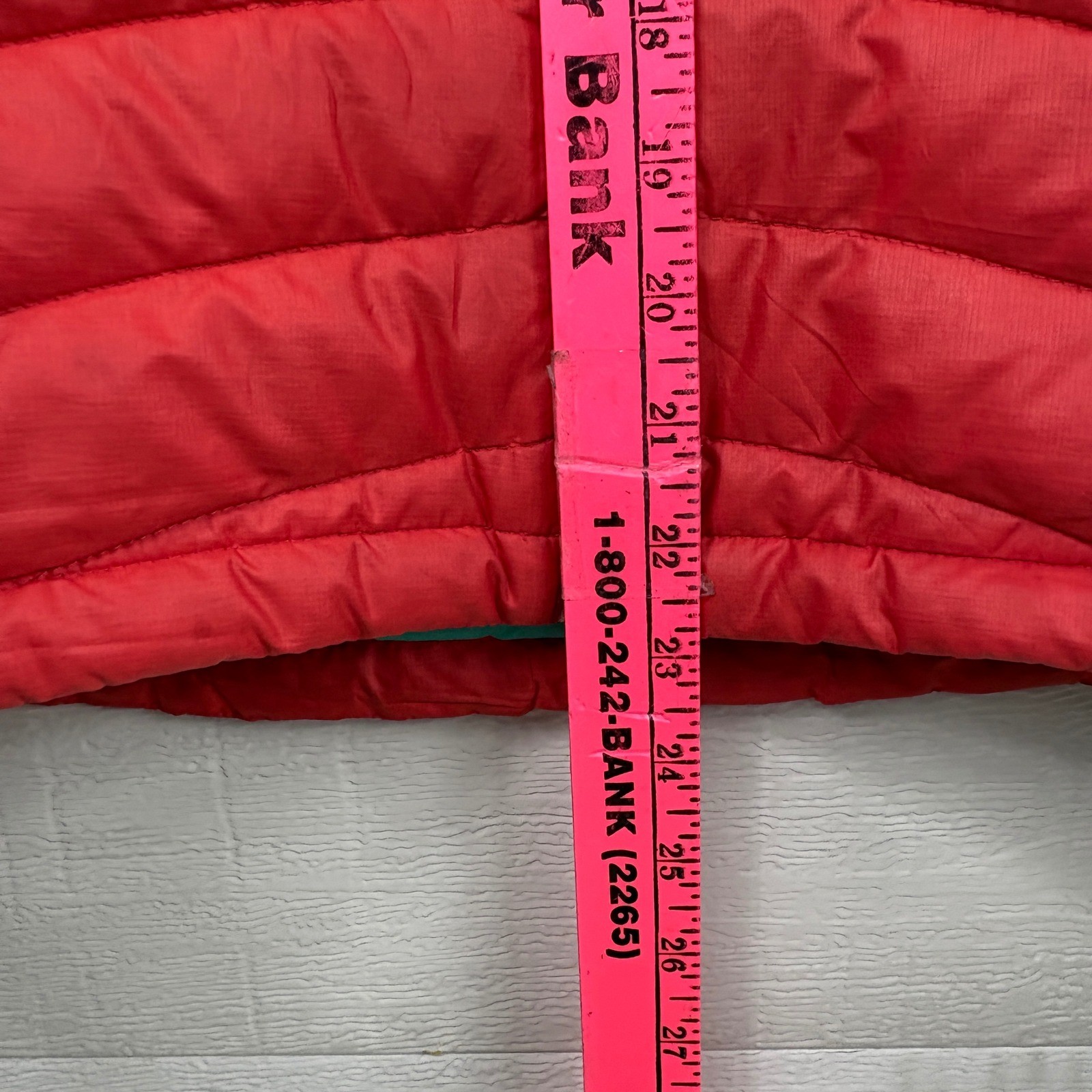 Patagonia Womens Down Sweater Jacket Coral Red green nano Puffer 84682 Small thumbnail 17