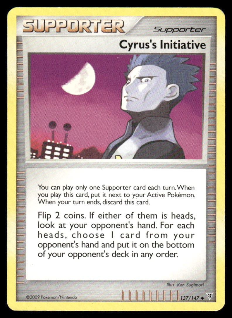 Cyrus's Initiative 137/147 Uncommon Supreme Victors Pokemon Moderately Played