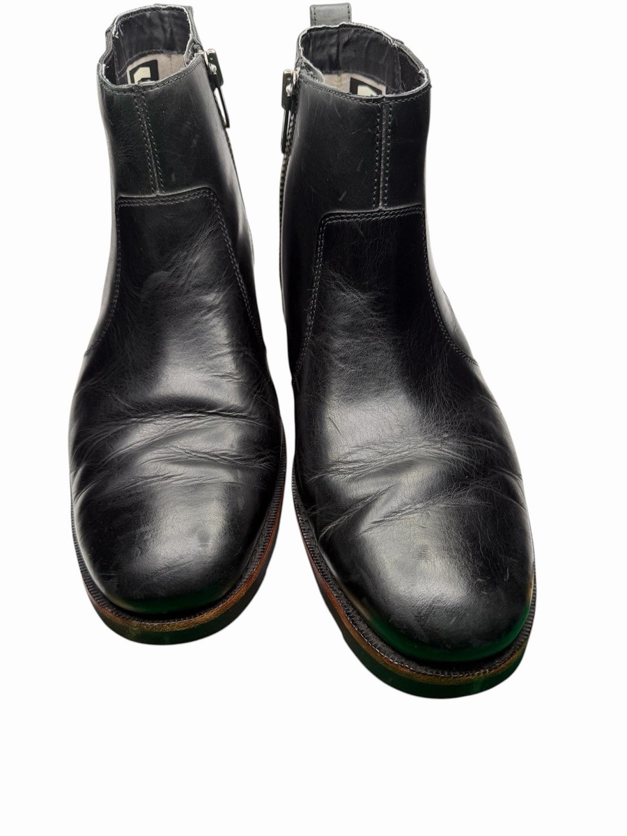 Timberland Kendrick Chelsea Boots Black Leather And Zipper 