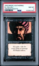1993 Magic The Gathering El-Hajjaj Arabian Nights Near Mint PSA 8