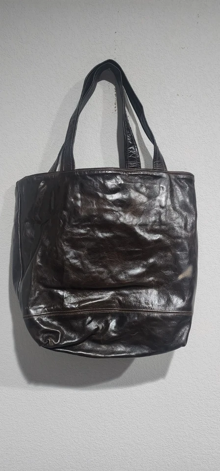 Bolso de Mano Satchel Savannah en Cuero Marrón Café - Hecho a Mano en GA Foto 2 de 4