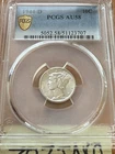 1944 Denver Mercury Silver Dime PCGS AU58