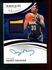 2024-25 Immaculate Collection Danny Granger GU 3-Color Patch AUTO 6/8 Pacers