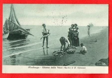 ROSBURGO -ROSETO DEGLI ABRUZZI -RITORNO DALLA PESCA-TERAMO vg 1925