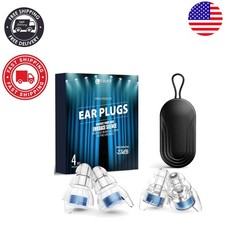 High Fidelity Concert Ear Plugs, Noise Cancelling Silicone Ear Plugs 2 Pairs ...