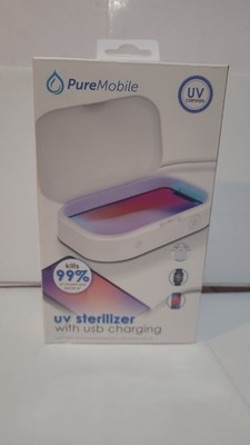 Pure Mobile UV Sterilizer With Suction For Phone Kills 99% of Viruses & Bacteria