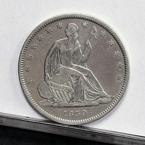 1839 Liberty Seated Half Dollar - XF Details, Cleaned (#60762-L)