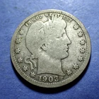 1903-O Barber Quarter  G/VG
