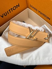 Louis Vuitton Beige Monogram Leather Reversib...