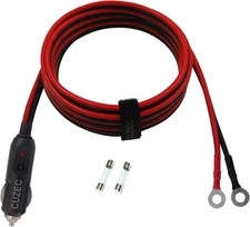 Heavy-Duty 14AWG 20A Male Plug Cigarette Lighter Adapter Power Supply Cord with