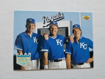 1993 Upper Deck George Brett/Wally Joyner #54 Kansas City Royals