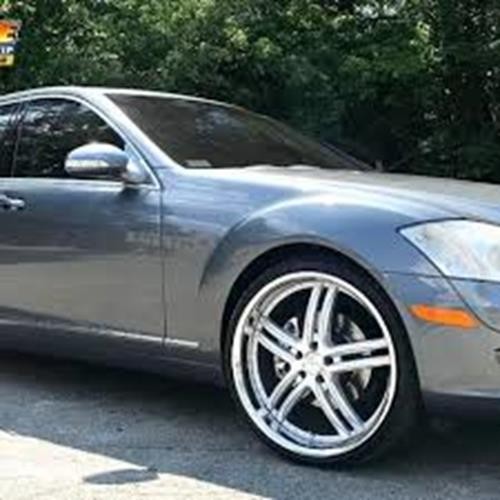 22-inch Wheels for Bentley GT Spur GTX-15 Silver Machine Chrome Lip 5x112 lugs