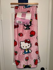 Hello Kitty And Friends Silk Touch Throw Blanket Size 50x60 Pink