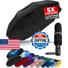 TUMELLA Strongest Windproof Travel Umbrella Compact, Superior  Beautiful , Sma