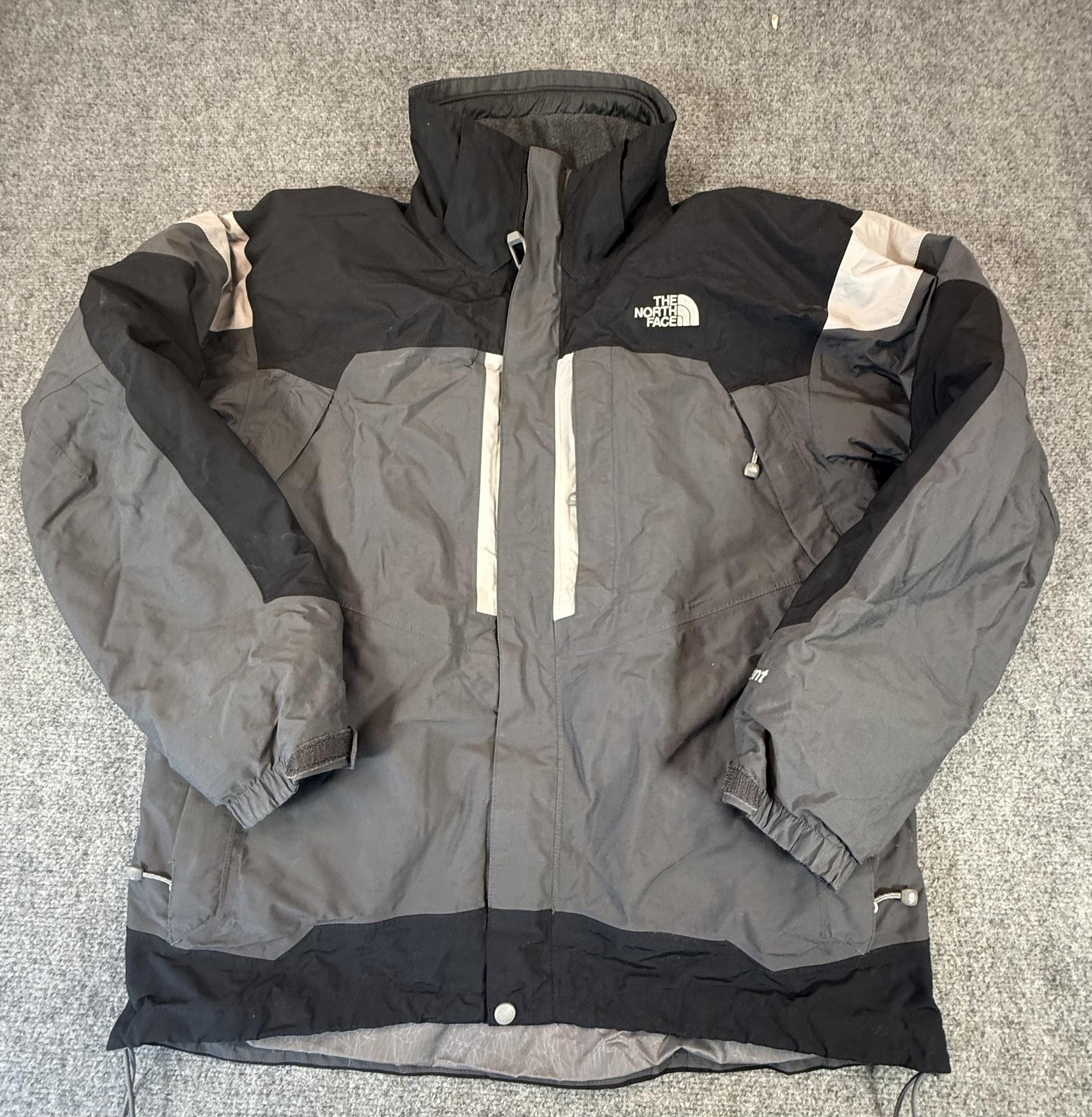 Mens Medium Gray Hyvent Insulated Ski Parka Waterproof