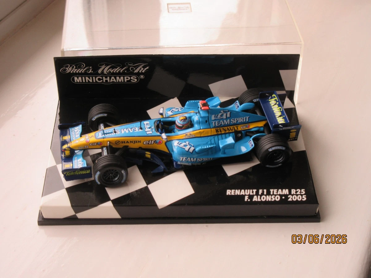 MINICHAMPS 1:43 Diecast Formula 1 Cars 2005 Vehicle Year for sale