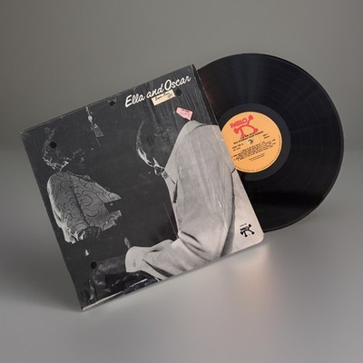 ELLA FITZGERALD/OSCAR PETERSON: Ella & Oscar LP 1976 Pablo VG/VG+ IN SHRINKWRAP!