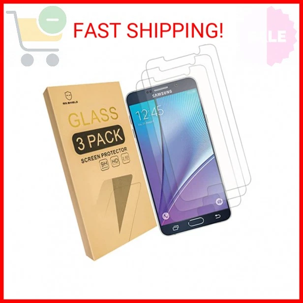 Mr.Shield [3-PACK] Designed For Samsung Galaxy Note 5 [Tempered Glass] Screen Pr - Image 2 of 2