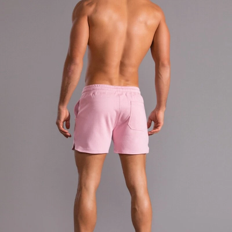 Nuevos Pantalones Cortos Deportivos Para Hombre Algodón Transpirable Fitness Correr Informales Pantalones Cortos Foto 2 de 4