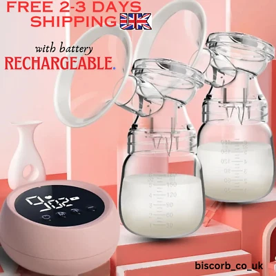 OSCORB LTD Electric Breast Pump Hands Free Mute Automatic Portable Breastpump 3 Mode 9Level