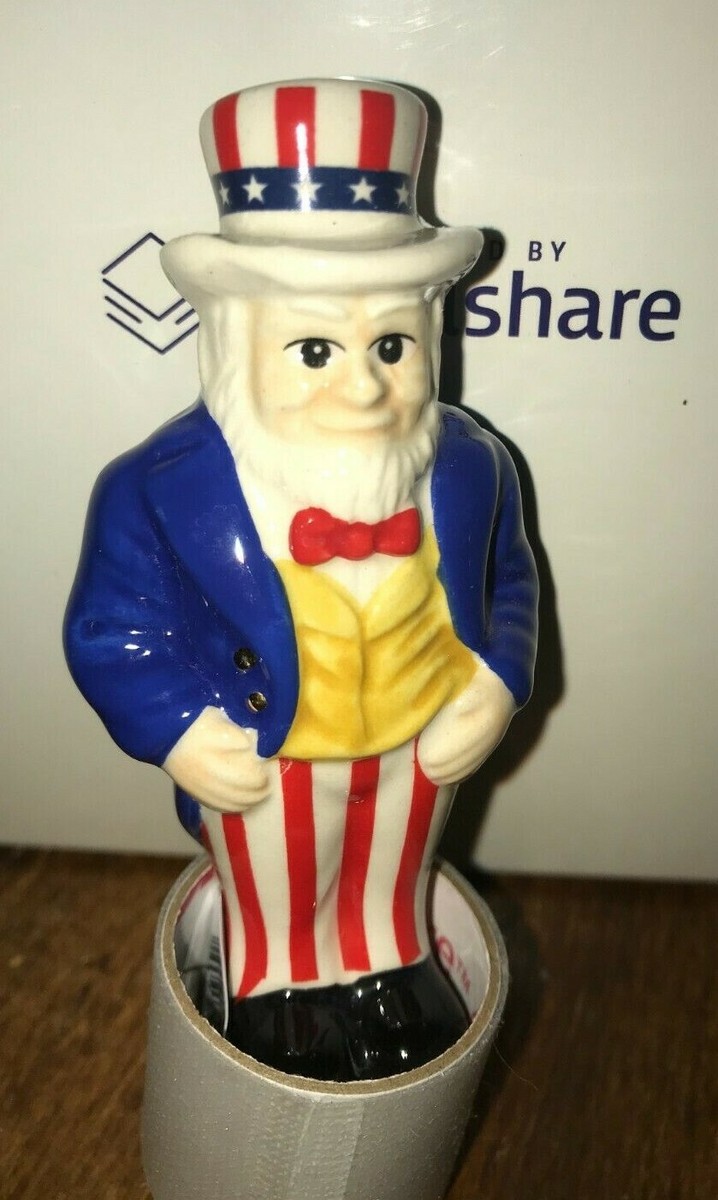 Nora Fleming Mini Uncle Sam All American Patriotic Ceramic Retired