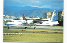 Postcard Airline MANDARIN AIRLINES F50 B-12272 Limited Edition CC8.