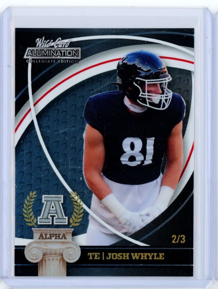 2021 Wild Card Alumination JOSH WHYLE Black ALpha RC Rookie