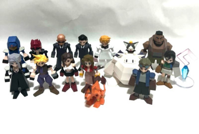 Final Fantasy VII FF7 Rebirth Polygon Mini Figures Set of 14 Tyoe D G Prize Kuji