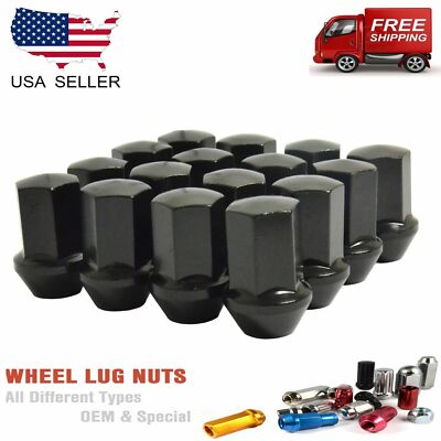 20PCS BLACK 9/16-18 OEM/FACTORY STYLE  LUG NUTS [FITS:CHRYSLER]