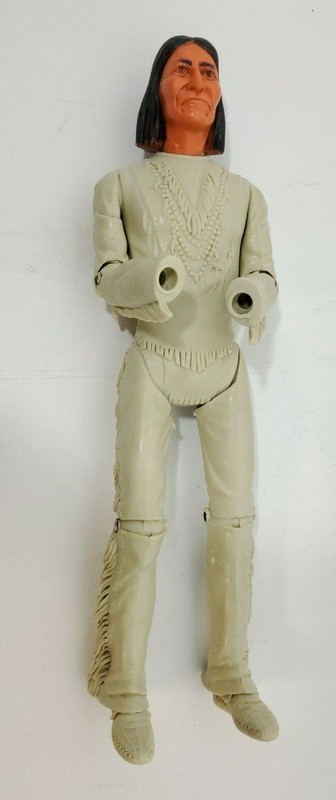 Marx Geronimo Warrior 12" Action Figure ONLY Best of The West Johnny West