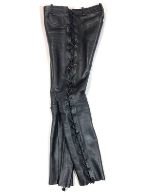 Modeka Leather Moto Racing Pants Vintage