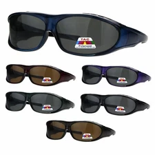 Polarized Anti-glare Lens Oval Mod Fit Over Sunglasses