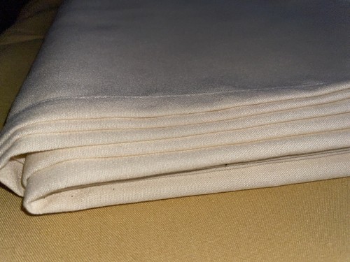 Cream Table Cloths 90 X 90. Amazing Quality. Multi-use, Long Lasting. - Picture 3 of 3