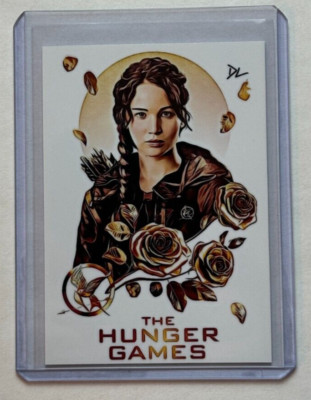 The Hunger Games Artist Signed ''May The Odds Be Ever In Your Favor'' Card 7/10