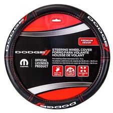 Dodge High Contrast Stitching Premium Steering Wheel Cover Cars Trucks Suv