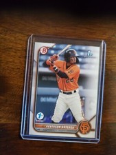 2022 Bowman 1st First Edition Prospect Aeverson Arteaga #BPPF-82 Base SF Giants